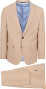 Suitable Jersey Suit Beige