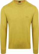 BOSS Pullover Avac Wol Groen