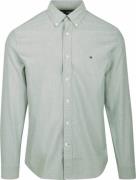 Tommy Hilfiger Oxford Overhemd Lichtgroen