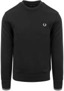 Fred Perry Sweater M7535 Zwart