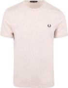 Fred Perry Ringer T-Shirt Beige X23