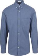 Gant Flanel Overhemd Blauw