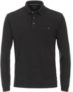 Casa Moda Polo Long Sleeves Antraciet