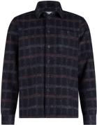 State Of Art Overshirt Wolblend Ruit Navy