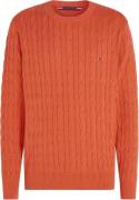 Tommy Hilfiger Pullover Cable Oranje