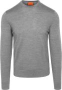 Suitable Merino Pullover Grijs