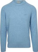 Gant Pullover Wool Blend Lichtblauw