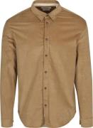 Anerkjendt Overhemd Leif Corduroy Beige