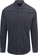 NZA Overhemd Omar Fine Corduroy Navy