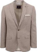 Suitable Blazer Grou Ruiten Beige