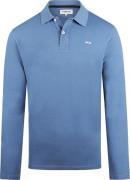 McGregor Long Sleeve Poloshirt Faded Blauw