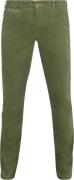 Suitable Chino Plato Corduroy Groen