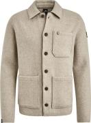 Vanguard Overshirt Button Beige