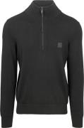 BOSS Kanobix Half Zip Trui Zwart