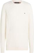 Tommy Hilfiger Pullover Cable Off White