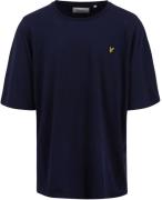 Lyle and Scott Plussize T-shirt Donkerblauw