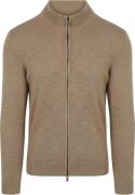 Suitable Vest Slub Yarn Beige