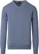 Casa Moda Pullover V-Hals Grey Indigo