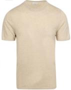 Profuomo T-Shirt Knitted Ecru