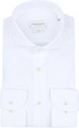 Profuomo Shirt Extra Lange Mouwen Travel Wit