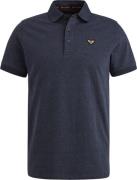 PME Legend Poloshirt Jacquard Jersey Navy