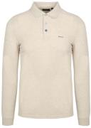 NZA Longsleeve Polo Marshall Light Cream