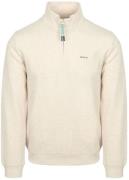 NZA Trui Halfzip Cesar Beige