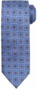 Suitable Stropdas Zijde Print Blauw -