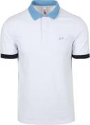 Sun68 Poloshirt Color Way Wit