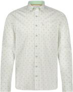 State Of Art Poplin Overhemd Print Groen