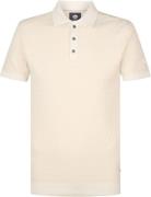 Petrol Knitted Polo Oceanstone Ecru