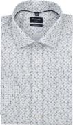 Olymp Luxor Overhemd Print Olijf