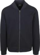 Lyle & Scott Cardigan Bomber Dark Navy