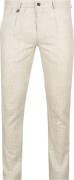 Suitable Chino Linen Blend Ruiten Beige