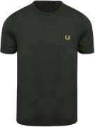 Fred Perry Ringer T-Shirt Groen X89
