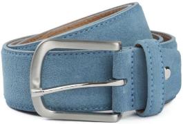Suitable Riem Suède Leer Blauw