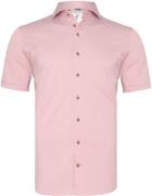 R2 Japanese Knitted Short Sleeve Overhemd Roze