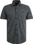 PME Legend Short Sleeve Overhemd Print Dark Slate