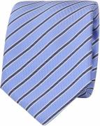 Suitable Stropdas Progetto Strepen Blauw -