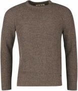 Barbour Trui Lamswol Knitted Bruin
