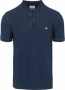 Gant Poloshirt Pique Indigo Melange