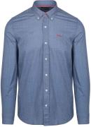 NZA Shirt James Oban Poplin Blauw