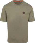 Napapijri Badge T-shirt Olijfgroen