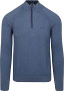 NZA Half Zip Trui Clive Blauw