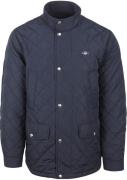 Gant Jas Quilted Windcheater Navy