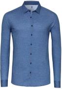 Desoto Overhemd Twill Optics Blauw