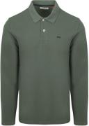 McGregor Long Sleeve Poloshirt Sage Groen