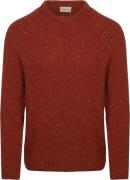 Gant Pullover Wool Blend Rust
