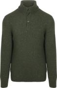 Gant Mocker Pullover Wool Blend Donkergroen