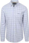 NZA Shirt Armando Flanel Ruit Blauw
